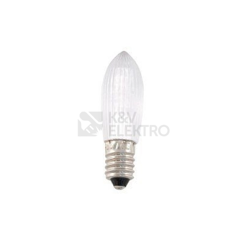 LED žárovka do vánočního svícnu NARVA LQ filament 14-55V 0,1W E10 262101000 teplá bílá 3000K