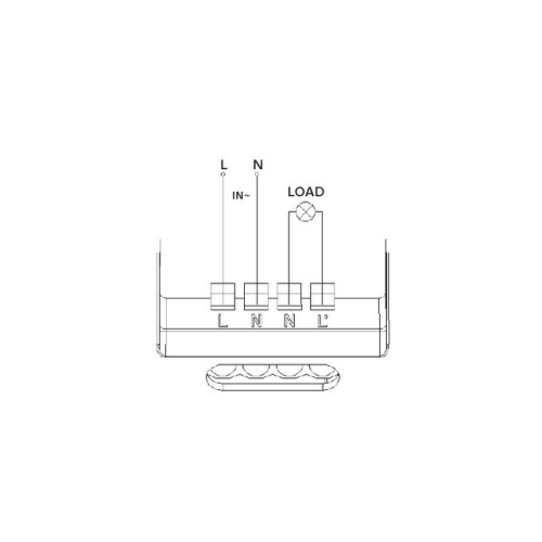 Pohybové čidlo mikrovlné Panlux SQUARE PN71000020 360° bílá IP20