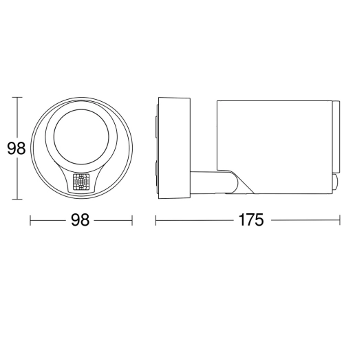 Reflektor STEINEL Spot ONE s čidlem GU10 7W 520lm IP44 058616 (obrázek 3)