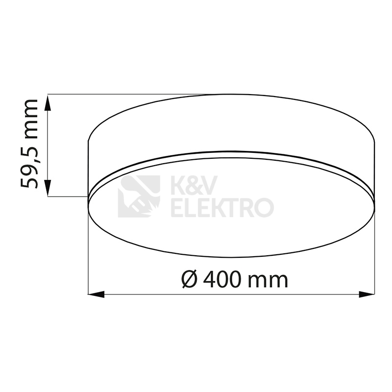 Obrázek produktu Závěsné LED svítidlo McLED Nova R 400 40W 3000K ML-416.083.33.5 5