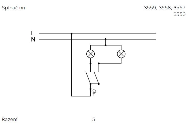 ABB Tango vypínač č.5 IP44 hnědá 3559A-A05940 H (obrázek 3)