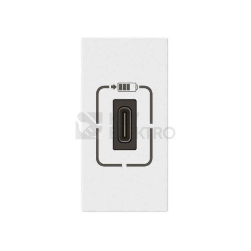 Legrand Mosaic nabíječka USB-C 1500mA 1M bílá 77589