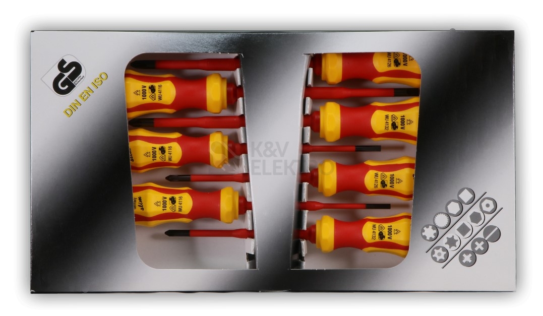 Obrázek produktu Sada šroubováků 7 dílná VDE 1000V křížové+ploché NS 41652020 0