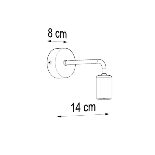 Nástěnné svítidlo SOLLUX Duomo E27 1x60W bez zdroje SL.0306 (obrázek 4)