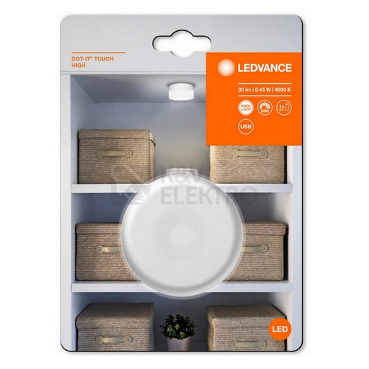 Obrázek produktu Nábytkové LED svítidlo LEDVANCE DOT-it Touch High White nabíjecí 2