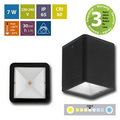 LED svítidlo McLED Noel S 7W 4000K IP65 černá ML-516.010.19.0 (obrázek 6)