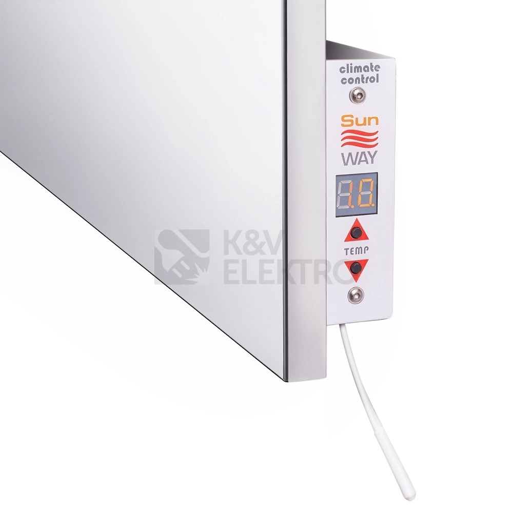 Obrázek produktu Nerezový infrapanel Teploceramic Sunway SWT RA 300W nerezový s držáky ručníků 3