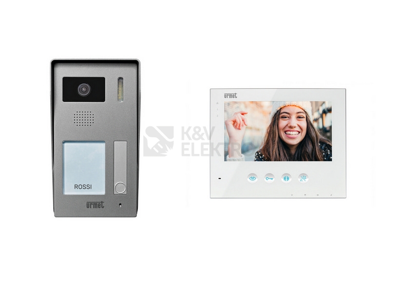 Obrázek produktu Sada barevného videotelefonu 7" URMET 1730/501 0