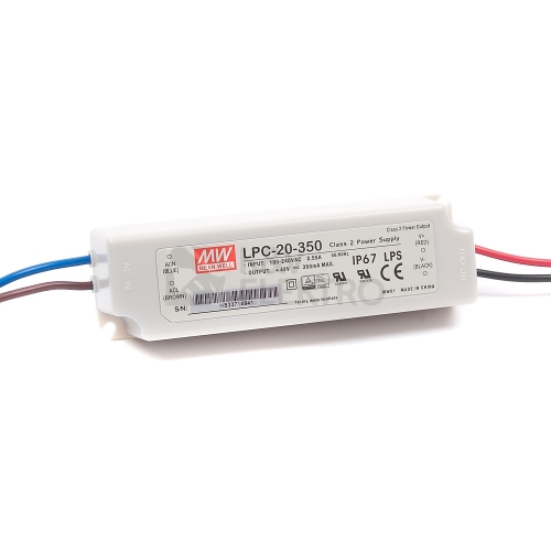  LED driver MEAN WELL LPC-20-350 20W 350mA