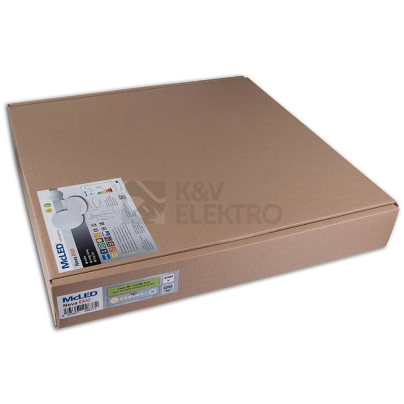 Obrázek produktu LED svítidlo McLED Nova R 500mm 50W 3000K teplá bílá ML-416.085.33.0 6