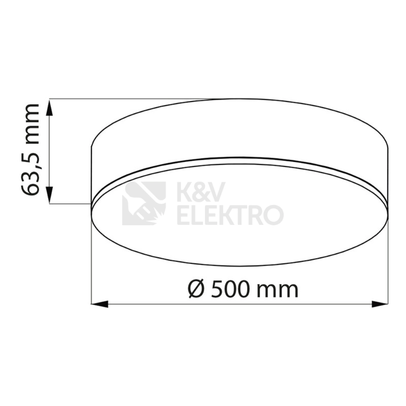 Obrázek produktu LED svítidlo McLED Nova R 500mm 50W 3000K teplá bílá ML-416.085.33.0 7