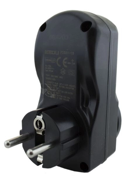 Obrázek produktu Proudový chránič do zásuvky 16A/30mA FK-PRCD-2 IP54 4739425 2