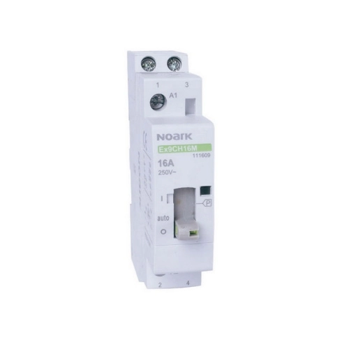 Instalační stykač NOARK Ex9CH16M 20 230V EU 230V 16A s manuálním ovládáním 111609