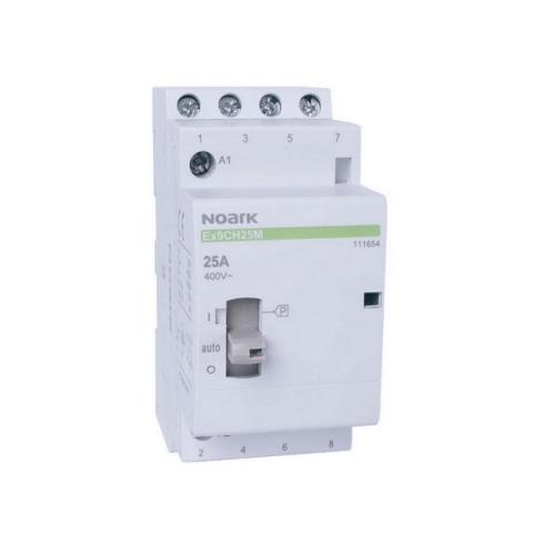 Instalační stykač NOARK Ex9CH25M 40 230V EU 230V 25A s manuálním ovládáním 111654