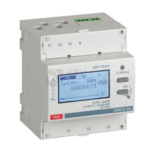 Elektroměr IME Conto D4-Pd MID 3F/3F+N 63A M-Bus CE4DF3MTMID