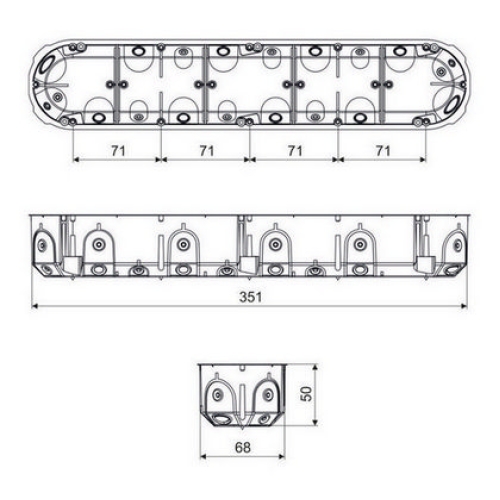 Krabice do sádrokartonu KOPOS KPL 64-50/5LD NA