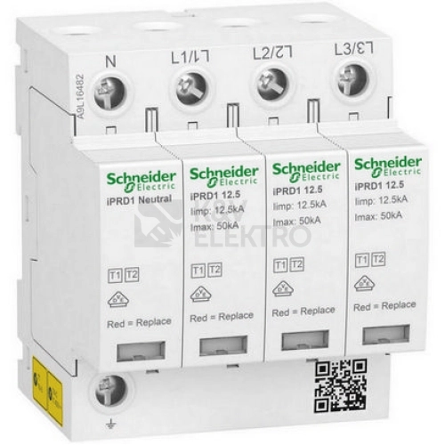 Svodič přepětí IPRD1 12,5r 3P+N T1+T2 Schneider Electric A9L16482
