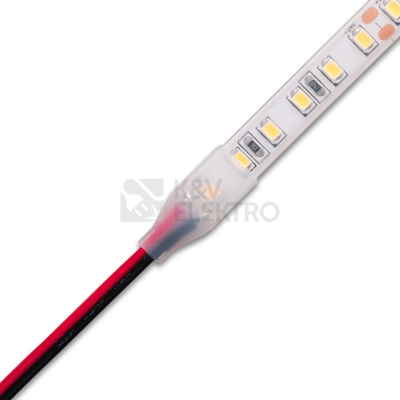 Obrázek produktu Silikonová koncovka s otvorem pro 10mm LED pásky IP67 McLED ML-110.034.90.1 2
