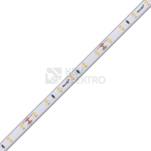 Obrázek produktu LED pásek McLED 24V teplá bílá CRI90 š=10mm IP67 4,8W/m 60LED/m SMD2835 ML-126.003.90.2 2