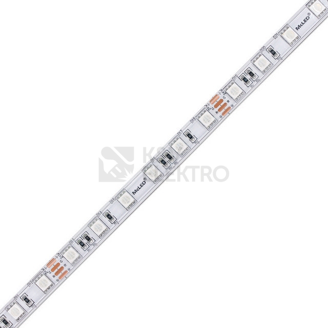 Obrázek produktu LED pásek McLED 24V RGB š=12mm IP67 12W/m 60LED/m SMD5050 ML-128.001.90.2 2