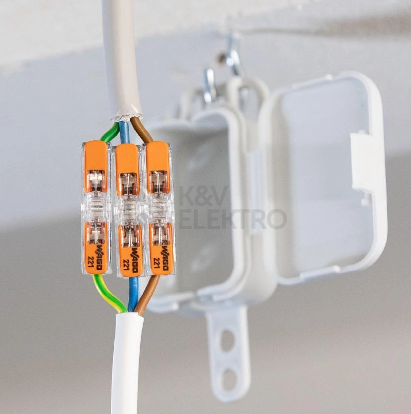 Obrázek produktu Spojovací svorka WAGO 221-2411 Inline s páčkou 4