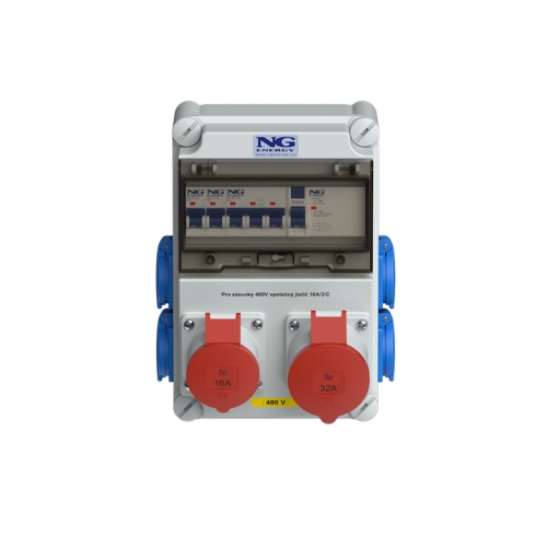 Zásuvková skříň nástěnná SC 53 5797 E.01 jištěná s chráničem