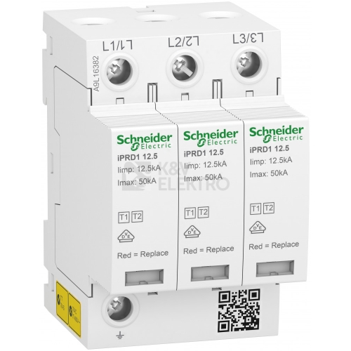 Svodič přepětí IPRD1 12,5r 3P T1+T2 Schneider Electric A9L16382
