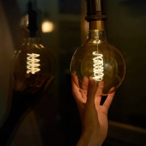 Chytrá LED žárovka E27 Shelly Vintage G125 Filament 4W (40W) 2700K WiFi stmívatelná (obrázek 3)