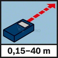 Obrázek produktu Měřič vzdálenosti Bosch GLM 40 0.601.072.900 14