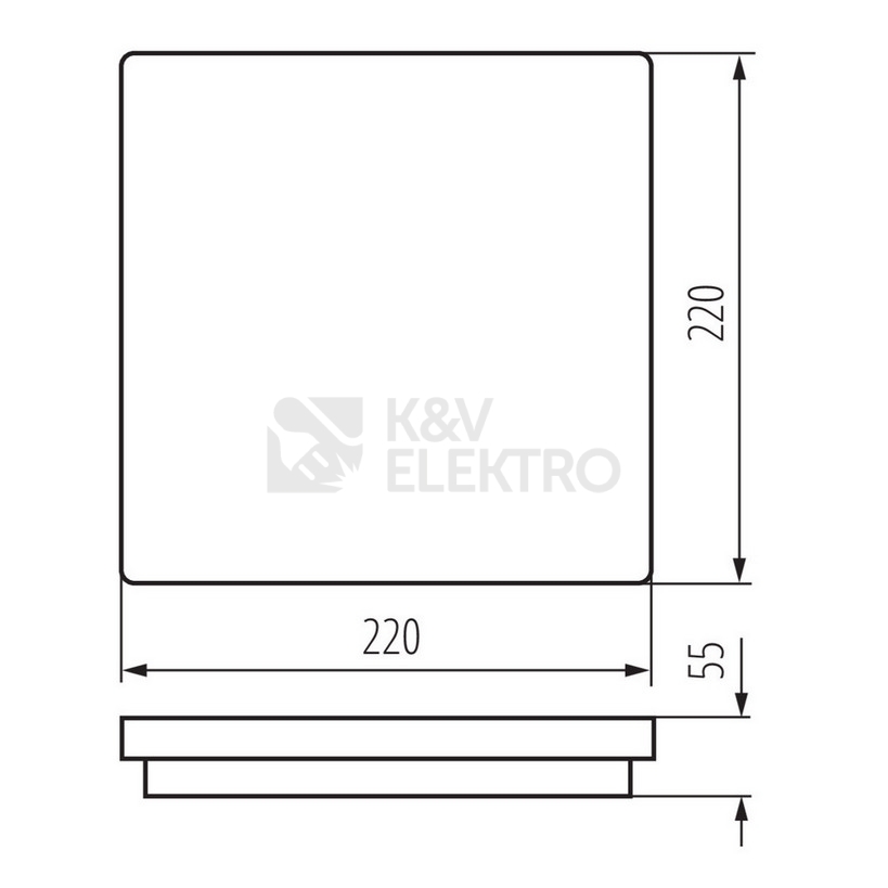 Obrázek produktu LED svítidlo s čidlem Kanlux BENO N 18W NW-L-SE GR IP54 neutrální bílá 32949 20