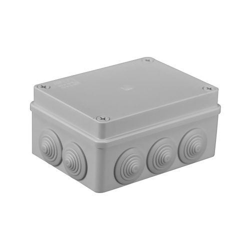 Krabice Malpro S-BOX 306M 150x110x70mm 10 průchodek IP55 šedá