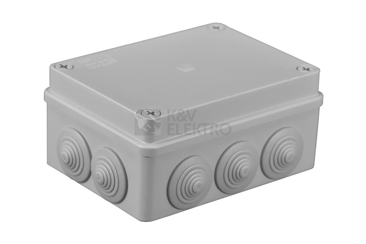 Obrázek produktu Krabice Malpro S-BOX 306M 150x110x70mm 10 průchodek IP55 šedá 0
