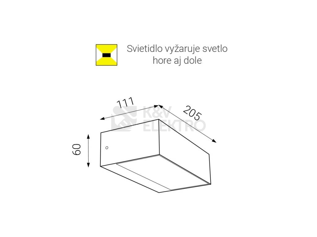 Obrázek produktu Venkovní nástěnné LED svítidlo LED2 KVADER antracit IP54 12W 3000K 5130134 3