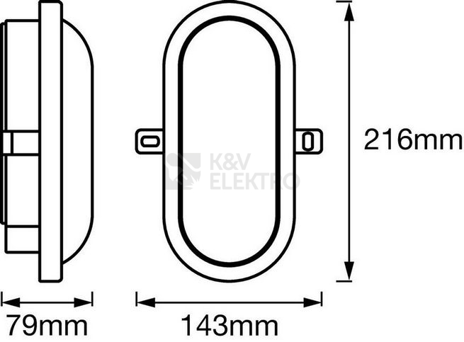 Obrázek produktu  LED svítidlo LEDVANCE BULKHEAD 11W 840 bílá IP54 4000K 3