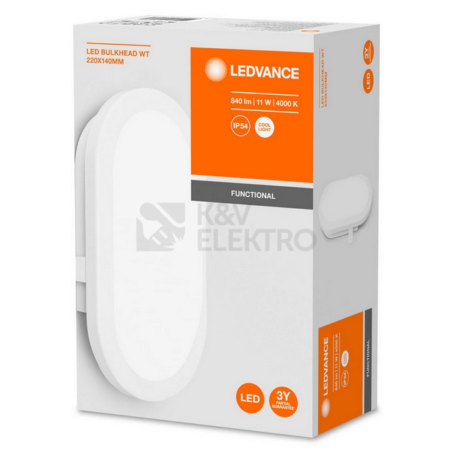 Obrázek produktu  LED svítidlo LEDVANCE BULKHEAD 11W 840 bílá IP54 4000K 4