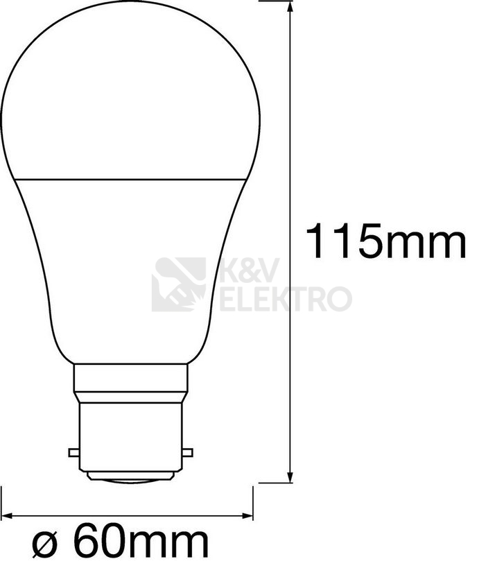 Obrázek produktu  LED žárovka LEDVANCE WIFI SMART+ WiFi Classic Tunable White 60 9W/2700-6500K B22d 2