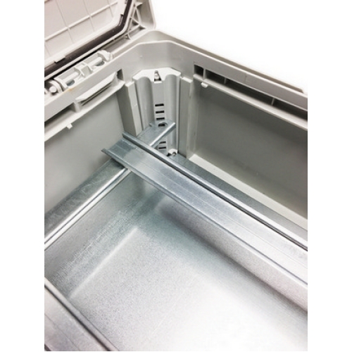 Montážní rám Famatel MAGNA I-39134 pro DIN lištu s modulovým krytem pro 39134 IP65, 2x 11mod.