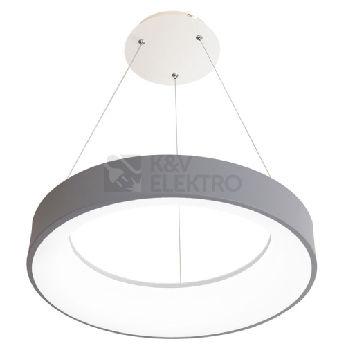  LED lustr Ecolite NEST WMKL02R-40W/LED-SED šedá 3000-6500K s dálkovým ovladačem