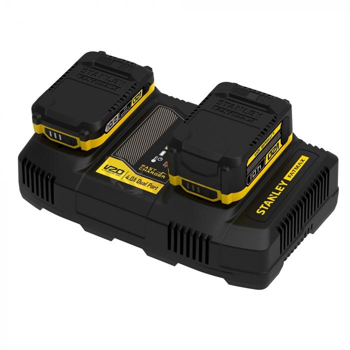 Obrázek produktu  Nabíječka Dual Port Stanley FatMax V20 SFMCB24 18V 4A bez akumulátorů 5