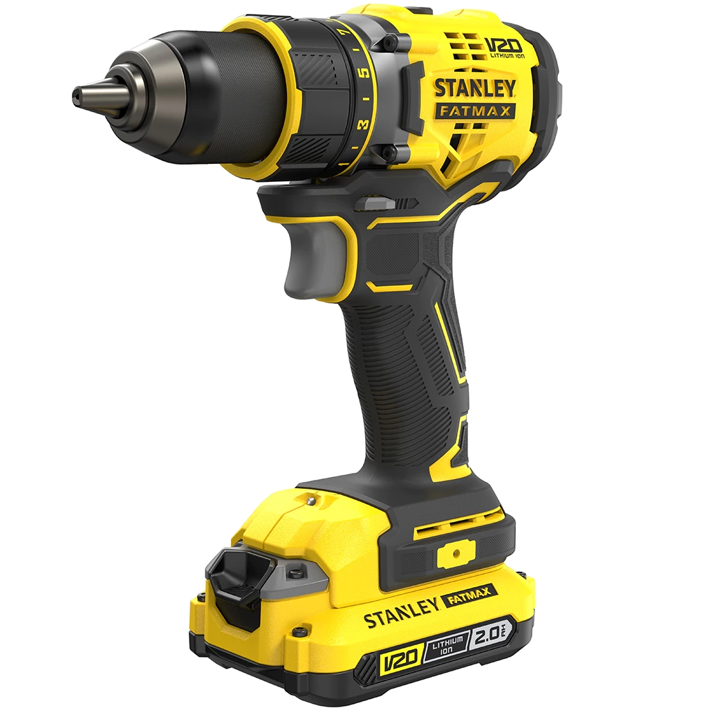Obrázek produktu Aku vrtačka Stanley FatMax V20 SFMCD720D2K 18V bezuhlíková 2x aku Li-Ion 2Ah
2