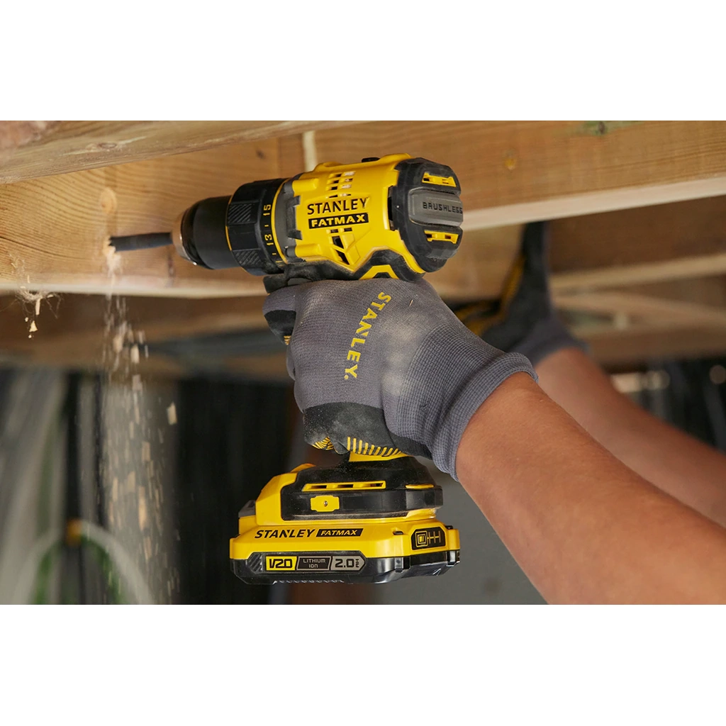 Obrázek produktu Aku vrtačka Stanley FatMax V20 SFMCD720D2K 18V bezuhlíková 2x aku Li-Ion 2Ah
4