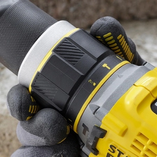 Aku vrtačka Stanley FatMax V20 SFMCD721B 18V bezuhlíková s příklepem bez nabíječky a baterie (obrázek 4)