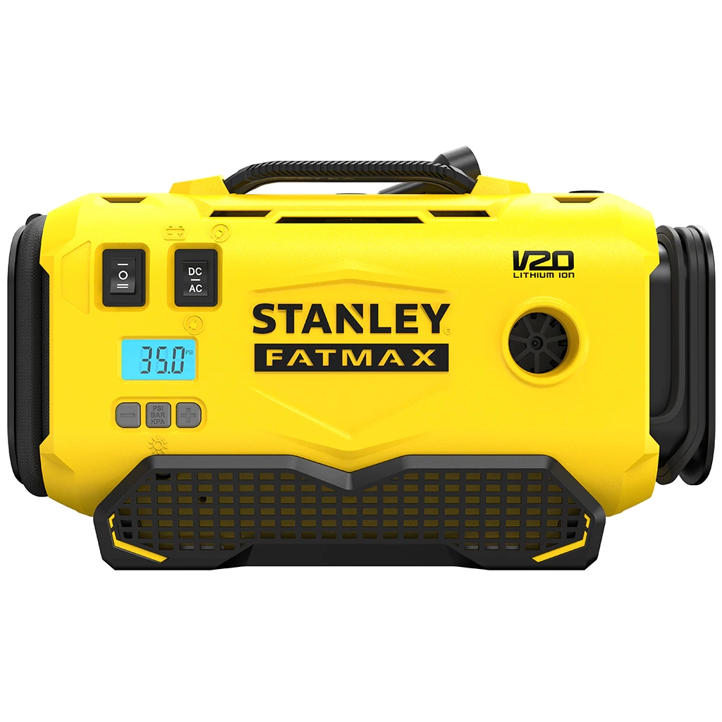 Obrázek produktu Aku kompresor Stanley FatMax V20 SFMCE520B 12/18/230V bez nabíječky a baterie
1