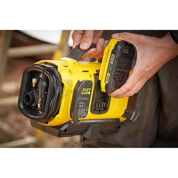 Obrázek produktu Aku kompresor Stanley FatMax V20 SFMCE520B 12/18/230V bez nabíječky a baterie
5