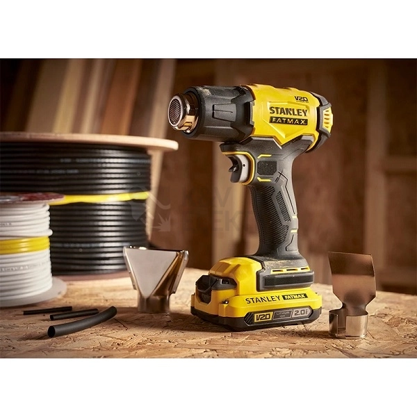 Obrázek produktu Aku horkovzdušná opalovací pistole Stanley FatMax V20 SFMCE530B 18V bezuhlíková bez nabíječky a baterie
1