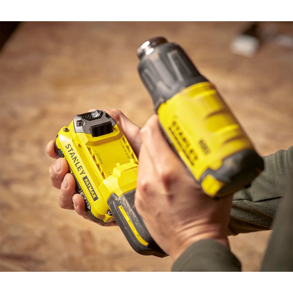 Obrázek produktu Aku horkovzdušná opalovací pistole Stanley FatMax V20 SFMCE530B 18V bezuhlíková bez nabíječky a baterie
4