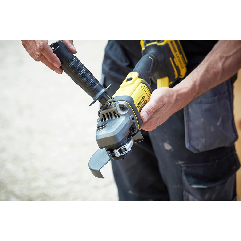 Aku úhlová bruska Stanley FatMax V20 SFMCG400B 18V 125mm bez nabíječky a baterie (obrázek 7)