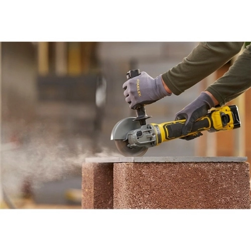 Aku úhlová bruska Stanley FatMax V20 SFMCG700B 18V 125mm bezuhlíková bez nabíječky a baterie (obrázek 8)