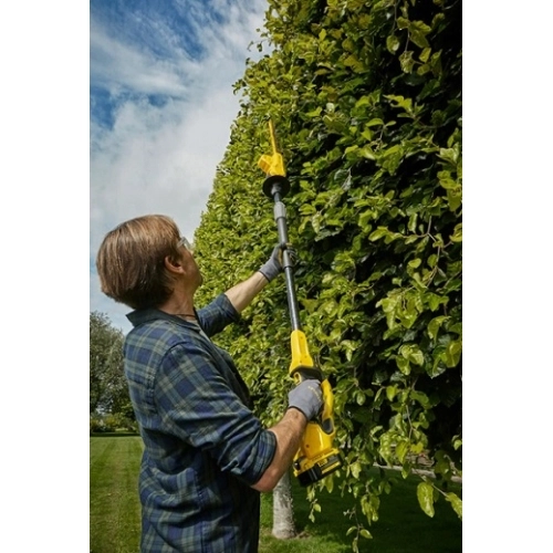 AKU nůžky na živý plot 45cm na tyči Stanley FatMax V20 SFMCHT855M1 1x aku Li-Ion 4Ah (obrázek 3)