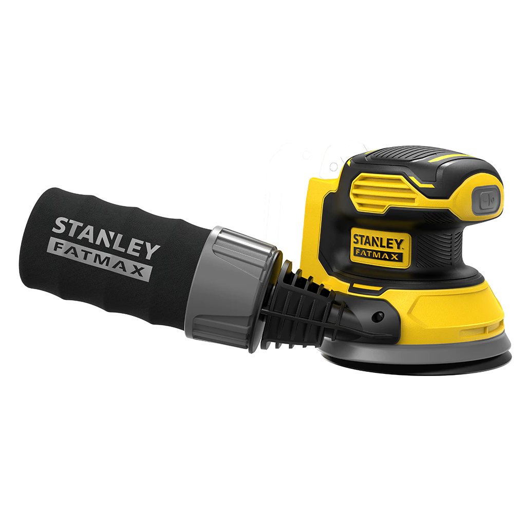 Levně Aku excentrická bruska Stanley FatMax V20 SFMCW220B 125mm bez nabíječky a baterie